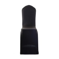 Banquet Chair Stretched Cover-Black