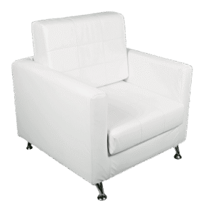 White 1 Seater Sofa
