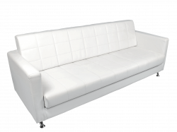White 3 Seater Sofa